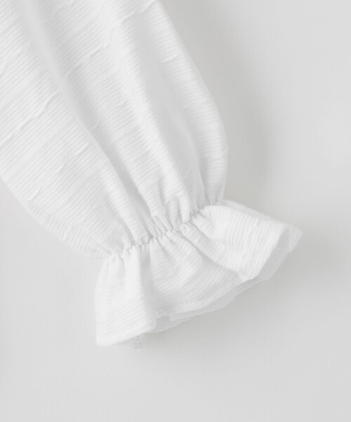 green label relaxing(グリーンレーベルリラクシング)の「カットジャカード プルオーバー / キッズ 100cm-130cm(Tシャツ/カットソー・キッズ・オフホワイト/クリーム・100cm/110cm/120cm/130cm)」の15枚目の写真