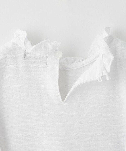 green label relaxing(グリーンレーベルリラクシング)の「カットジャカード プルオーバー / キッズ 100cm-130cm(Tシャツ/カットソー・キッズ・オフホワイト/クリーム・100cm/110cm/120cm/130cm)」の17枚目の写真