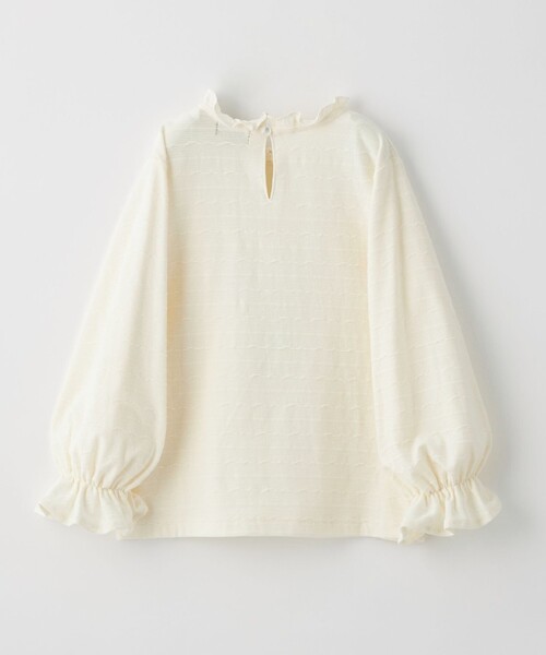 green label relaxing(グリーンレーベルリラクシング)の「カットジャカード プルオーバー / キッズ 100cm-130cm(Tシャツ/カットソー・キッズ・オフホワイト/クリーム・100cm/110cm/120cm/130cm)」の20枚目の写真
