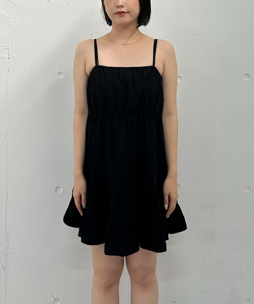 archives（アルシーヴ）の「ティアードミニキャミワンピース（ワンピース・レディース・オフホワイト/ブラック・MEDIUM）」の17枚目の写真