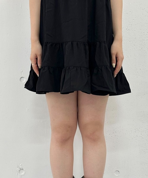 archives（アルシーヴ）の「ティアードミニキャミワンピース（ワンピース・レディース・オフホワイト/ブラック・MEDIUM）」の20枚目の写真