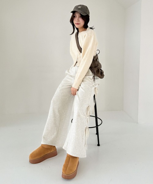 Heather（ヘザー）の「ギャザーショルダーBAG  243424（ショルダーバッグ・レディース・チャコールグレー/ブラウン/ブラック・ONE SIZE）」の15枚目の写真