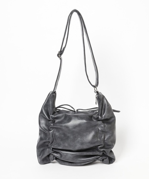 Heather（ヘザー）の「ギャザーショルダーBAG  243424（ショルダーバッグ・レディース・チャコールグレー/ブラウン/ブラック・ONE SIZE）」の20枚目の写真