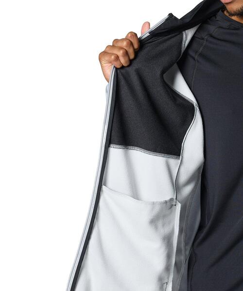 UNDER ARMOUR(アンダーアーマー)の「UAアーマーフリース マックス フルジップ ジャケット(トレーニング/メンズ)(スウェット・メンズ・グレー・M/2XL/3XL/L/S/XL)」の4枚目の写真