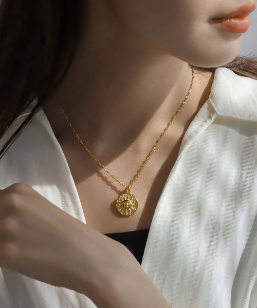 アヤバネッサプロデュース⭐︎ゴールドメッキチャーム 3個セット　ネックレスチャーム セール】金属アレルギー対応 コインモチーフスクリューチェーン