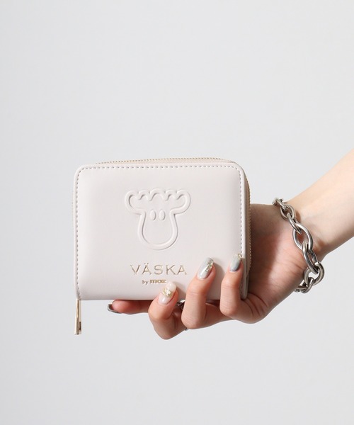 VASKA by moz ｴﾝﾎﾞｽﾌｪｲｽﾗｳﾝﾄﾞ財布（財布）｜VASKA by moz