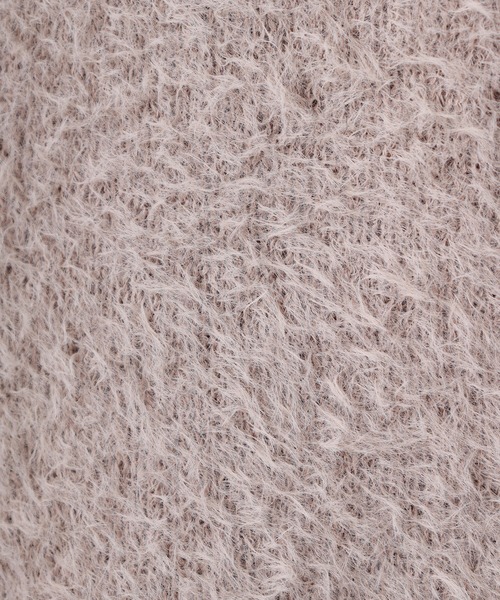 FUNALIVE（ファンアライブ）の「WS select フェザーヤーンルーズサイズカーディガン（カーディガン/ボレロ・メンズ・チャコールグレー/ターコイズブルー/ワイン/ライトブルー/ライトベージュ/マスタード/ホワイト/ライトグレー/ダークネイビー/パープル・M/L）」の11枚目の写真