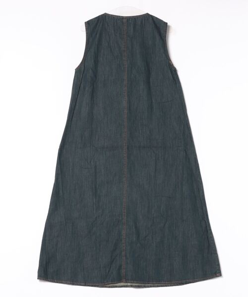 aimoha(アイモハ)の「ノースリーブデニムワンピース (SS)(ワンピース・レディース・ネイビー・SMALL/MEDIUM)」の2枚目の写真