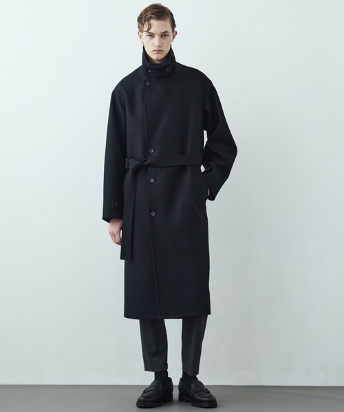 【新品】超撥水SUPER140S 2way スタンドコート サイズ1 超撥水SUPER140S 2way スタンドコート｜2WAY仕様 / 保温 / 撥水