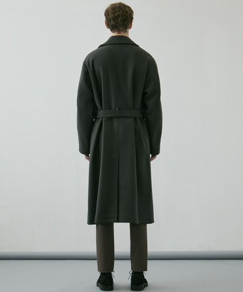 新作》超撥水SUPER140S 2way スタンドコート｜2WAY仕様 /保温 /撥水/毛