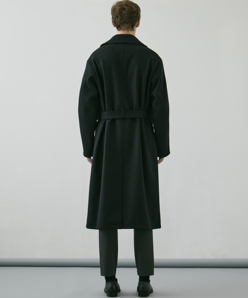 新作》超撥水SUPER140S 2way スタンドコート｜2WAY仕様 /保温 /撥水/毛