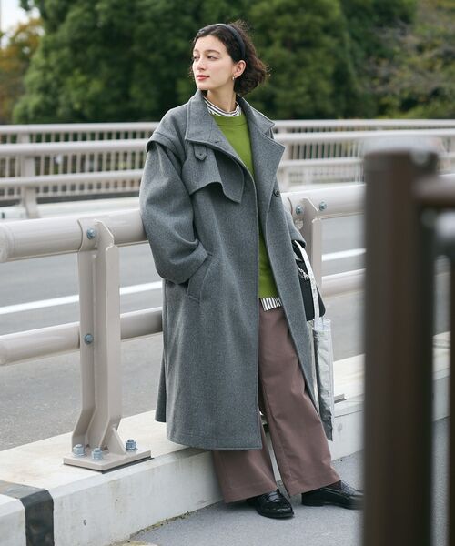 CRAFT STANDARD BOUTIQUE(クラフトスタンダードブティック)の「とてもちラグランニットプルオーバー(ニット/セーター・レディース・ブラック/グレー系その他4/アイボリー/グリーン/ホワイト系その他4・FREE)」の11枚目の写真