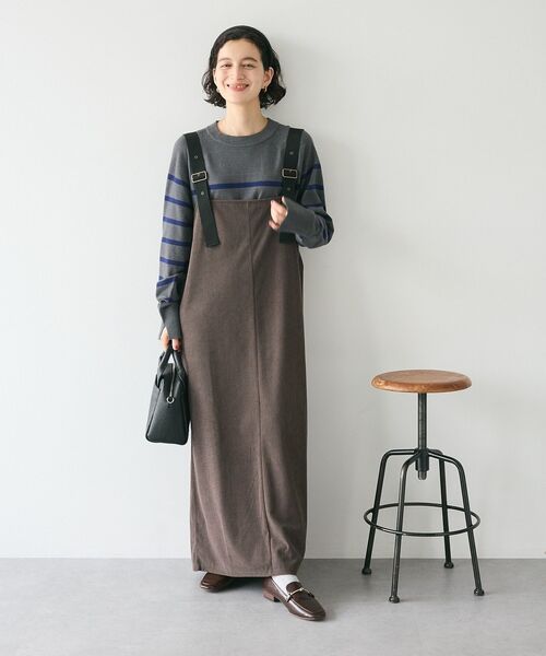 CRAFT STANDARD BOUTIQUE(クラフトスタンダードブティック)の「とてもちラグランニットプルオーバー(ニット/セーター・レディース・ブラック/グレー系その他4/アイボリー/グリーン/ホワイト系その他4・FREE)」の9枚目の写真