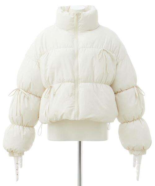 INGNI（イング）の「リボン付エコダウン（ダウンジャケット/コート