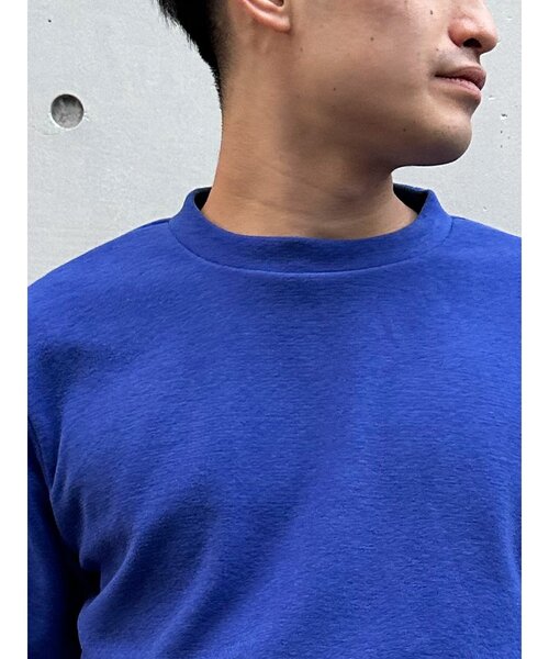 CUSTOM CULTURE(カスタムカルチャー)の「【Custom Culture】SOFT THERMO ソフトニットクルーネック ロングスリーブTシャツ(ニット/セーター・メンズ・ブラック/ブルー/トップグレー/ネイビー/ライトグレー・3/2/4)」の16枚目の写真