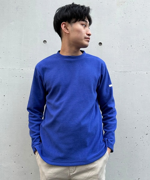 CUSTOM CULTURE(カスタムカルチャー)の「【Custom Culture】SOFT THERMO ソフトニットクルーネック ロングスリーブTシャツ(ニット/セーター・メンズ・ブラック/ブルー/トップグレー/ネイビー/ライトグレー・3/2/4)」の1枚目の写真