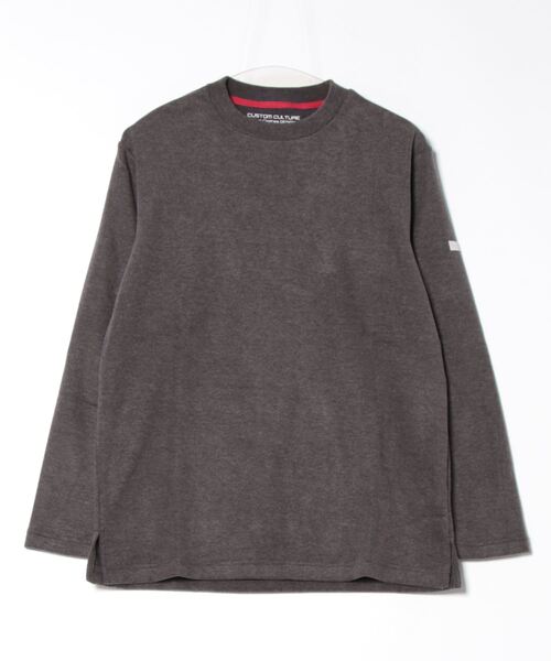 CUSTOM CULTURE(カスタムカルチャー)の「【Custom Culture】SOFT THERMO ソフトニットクルーネック ロングスリーブTシャツ(ニット/セーター・メンズ・ブラック/ブルー/トップグレー/ネイビー/ライトグレー・3/2/4)」の12枚目の写真
