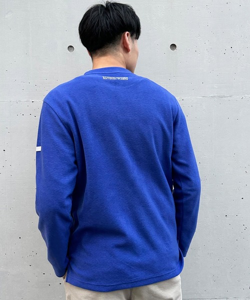 CUSTOM CULTURE(カスタムカルチャー)の「【Custom Culture】SOFT THERMO ソフトニットクルーネック ロングスリーブTシャツ(ニット/セーター・メンズ・ブラック/ブルー/トップグレー/ネイビー/ライトグレー・3/2/4)」の6枚目の写真