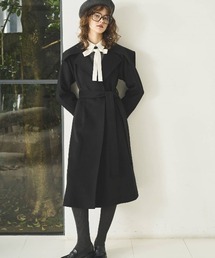 ケープコート」に該当するブラック/黒色系のファッション通販