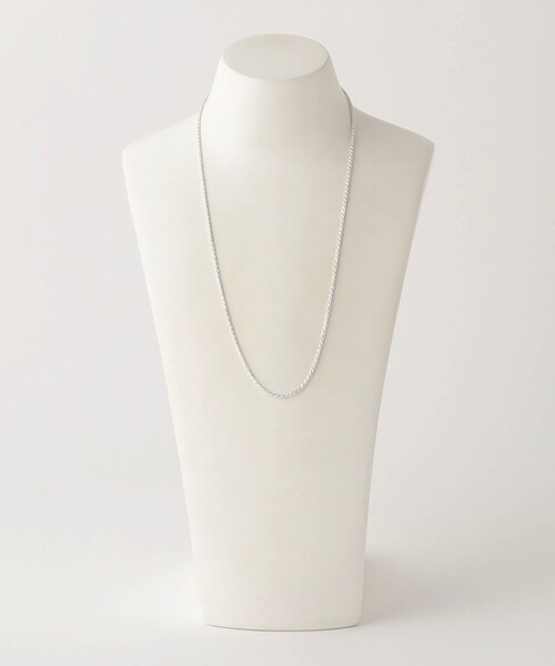 BEAUTY&YOUTH UNITED ARROWS（ビューティーアンドユースユナイテッドアローズ）の「SILVER925 ツイスト チェーン ネックレス（ネックレス・メンズ・シルバー・FREE）」の7枚目の写真