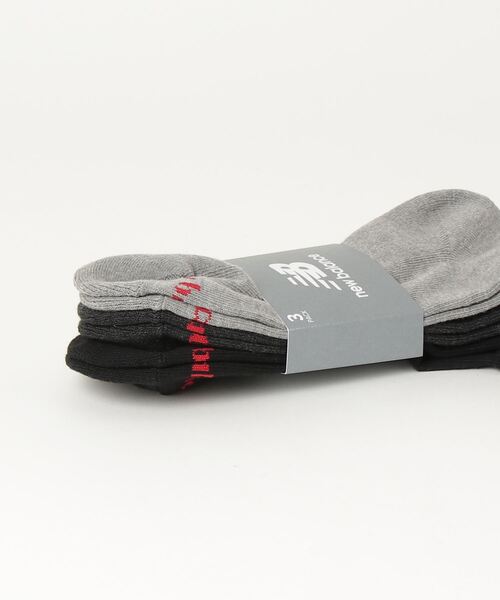 NEW BALANCE（ニューバランス）の「ミッドレングス3Pソックス（ソックス/靴下・メンズ・その他7/その他6/その他/ブラック/ホワイト系その他/ホワイト/その他8/その他1/その他5・MEDIUM/LARGE/X-LARGE）」の19枚目の写真