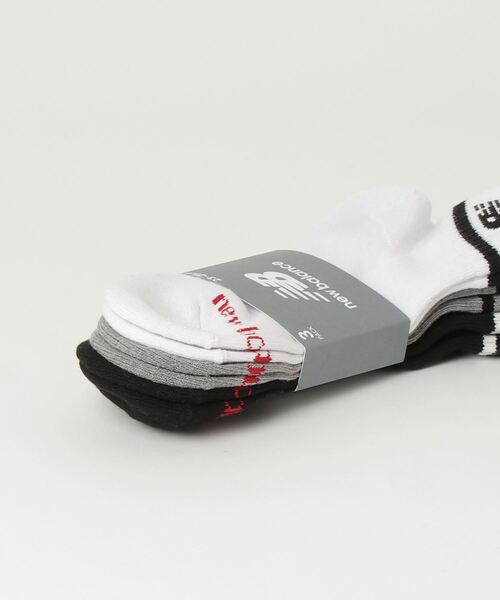 NEW BALANCE（ニューバランス）の「ミッドレングス3Pソックス（ソックス/靴下・メンズ・その他7/その他6/その他/ブラック/ホワイト系その他/ホワイト/その他8/その他1/その他5・MEDIUM/LARGE/X-LARGE）」の20枚目の写真