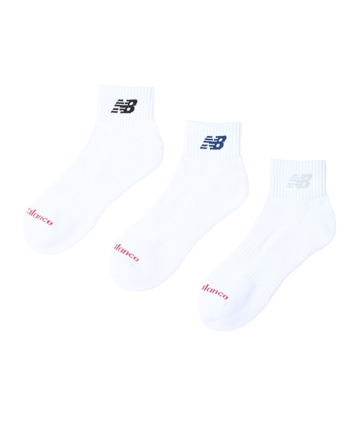 NEW BALANCE（ニューバランス）の「ミッドレングス3Pソックス（ソックス/靴下・メンズ・その他7/その他6/その他/ブラック/ホワイト系その他/ホワイト/その他8/その他1/その他5・MEDIUM/LARGE/X-LARGE）」の10枚目の写真