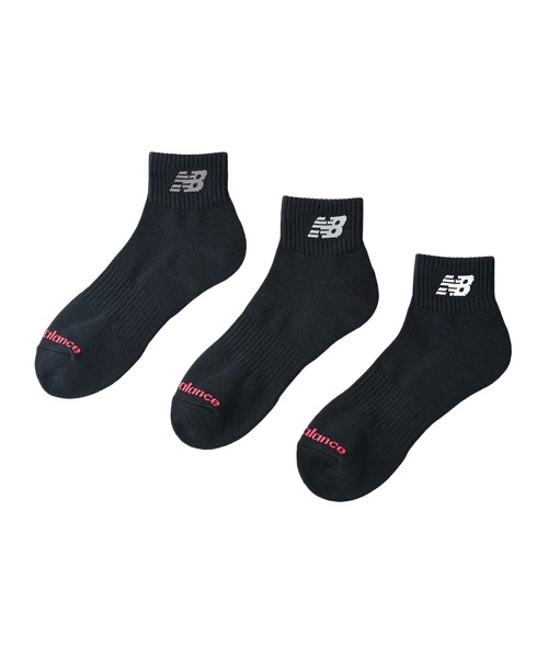 NEW BALANCE（ニューバランス）の「ミッドレングス3Pソックス（ソックス/靴下・メンズ・その他7/その他6/その他/ブラック/ホワイト系その他/ホワイト/その他8/その他1/その他5・MEDIUM/LARGE/X-LARGE）」の12枚目の写真