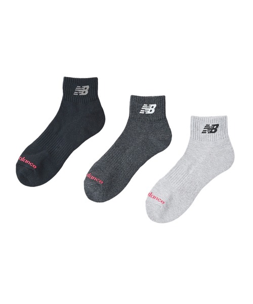 NEW BALANCE（ニューバランス）の「ミッドレングス3Pソックス（ソックス/靴下・メンズ・その他7/その他6/その他/ブラック/ホワイト系その他/ホワイト/その他8/その他1/その他5・MEDIUM/LARGE/X-LARGE）」の13枚目の写真