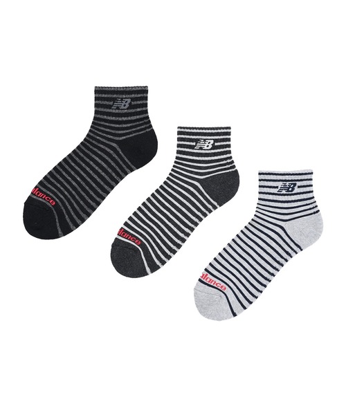 NEW BALANCE（ニューバランス）の「ミッドレングス3Pソックス（ソックス/靴下・メンズ・その他7/その他6/その他/ブラック/ホワイト系その他/ホワイト/その他8/その他1/その他5・MEDIUM/LARGE/X-LARGE）」の15枚目の写真