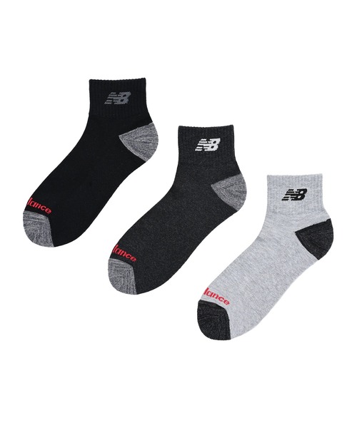NEW BALANCE（ニューバランス）の「ミッドレングス3Pソックス（ソックス/靴下・メンズ・その他7/その他6/その他/ブラック/ホワイト系その他/ホワイト/その他8/その他1/その他5・MEDIUM/LARGE/X-LARGE）」の16枚目の写真
