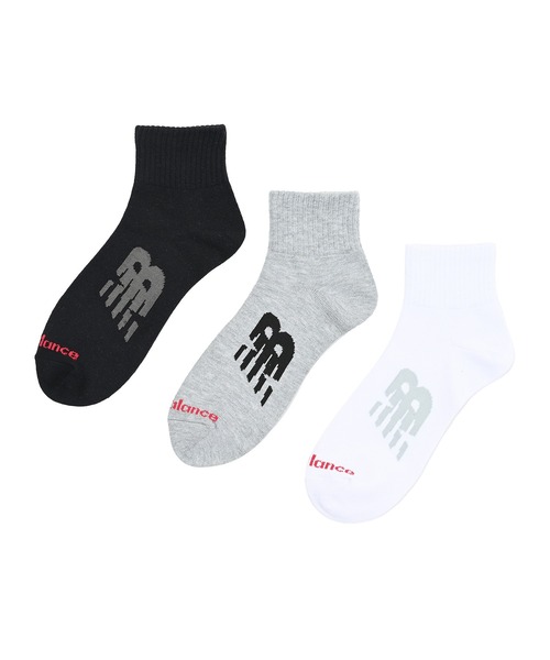 NEW BALANCE（ニューバランス）の「ミッドレングス3Pソックス（ソックス/靴下・メンズ・その他7/その他6/その他/ブラック/ホワイト系その他/ホワイト/その他8/その他1/その他5・MEDIUM/LARGE/X-LARGE）」の17枚目の写真