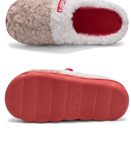 TABI PAL（タビパル）の「あったか　ボア　スリッパ（ルームシューズ/スリッパ・レディース・グリーン/グレー/オレンジ/ベージュ/モカ・23cm/24cm/25cm/26cm/27cm）」の13枚目の写真