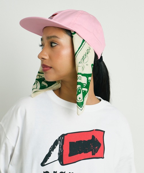 AlexanderLeeChang（アレキサンダーリーチャン）の「BLC BANDANA [ROSE EYE]（バンダナ/スカーフ・メンズ・グリーン/バーガンディー/ネイビー・ONESIZE）」の2枚目の写真
