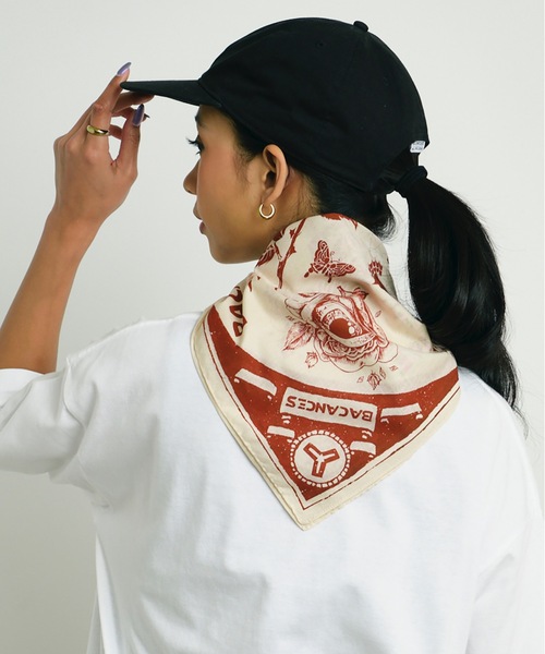 AlexanderLeeChang（アレキサンダーリーチャン）の「BLC BANDANA [ROSE EYE]（バンダナ/スカーフ・メンズ・グリーン/バーガンディー/ネイビー・ONESIZE）」の10枚目の写真