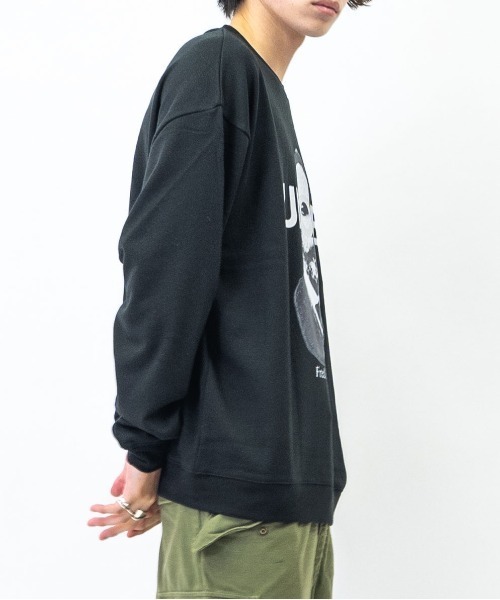 MODISH GAZE（モディシュガゼ）の「【MODISH GAZE】UNCLEクルーネックスウェット（スウェット・レディース・オフホワイト/杢グレー/ブラック・MEDIUM/LARGE）」の18枚目の写真