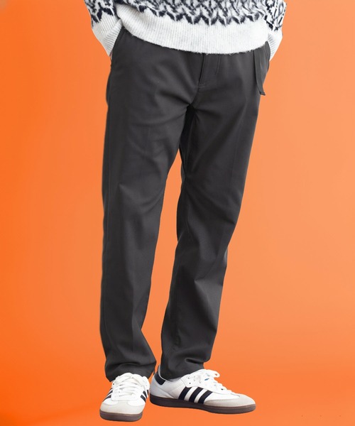 jiggys shop（ジギーズショップ）の「アジャストベルト裏起毛イージーテーパードパンツ（その他パンツ・メンズ・チャコールグレー/ブラック・X-LARGE/LARGE/MEDIUM/SMALL）」の2枚目の写真
