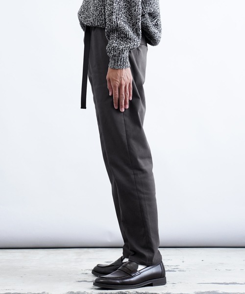 jiggys shop（ジギーズショップ）の「アジャストベルト裏起毛イージーテーパードパンツ（その他パンツ・メンズ・チャコールグレー/ブラック・X-LARGE/LARGE/MEDIUM/SMALL）」の16枚目の写真