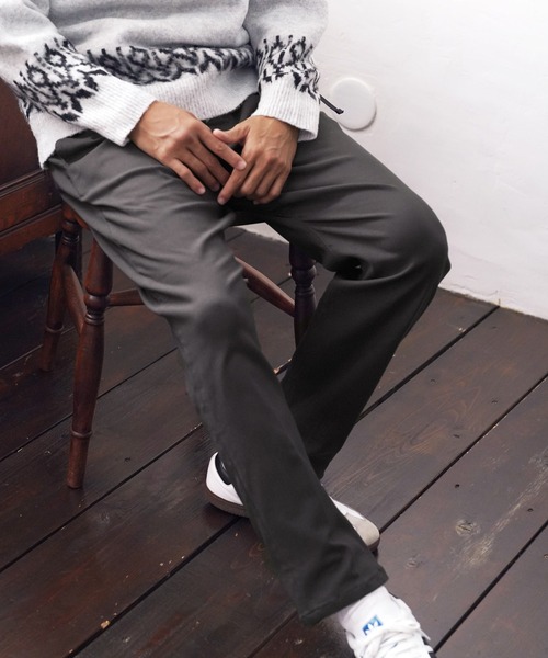 jiggys shop（ジギーズショップ）の「アジャストベルト裏起毛イージーテーパードパンツ（その他パンツ・メンズ・チャコールグレー/ブラック・X-LARGE/LARGE/MEDIUM/SMALL）」の3枚目の写真
