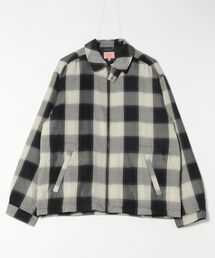 BIG MIKE（ビッグマイク）の「BIG MIKE ビッグマイク/ セットアップ対応 レーヨン混 オンブレチェック スウィングトップジャケット //// 102516001 102516002（ブルゾン）」