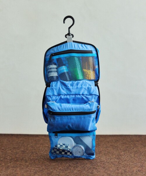 FREAK'S STORE(フリークスストア)の「WEEKEND HANGING ORGANIZER 2L ウィークエンド ハンギングオーガナイザー 2L(トラベルグッズ・メンズ・ブルー/グレー/ブラック・ONE SIZE)」の3枚目の写真
