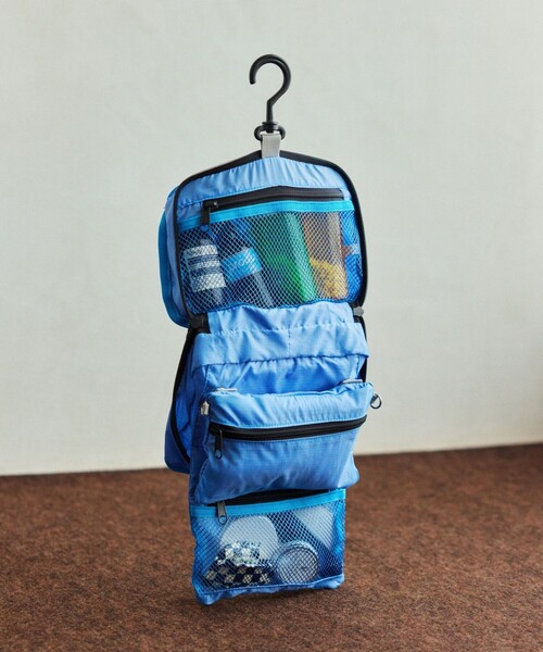 FREAK'S STORE(フリークスストア)の「WEEKEND HANGING ORGANIZER 2L ウィークエンド ハンギングオーガナイザー 2L(トラベルグッズ・メンズ・ブルー/グレー/ブラック・ONE SIZE)」の6枚目の写真