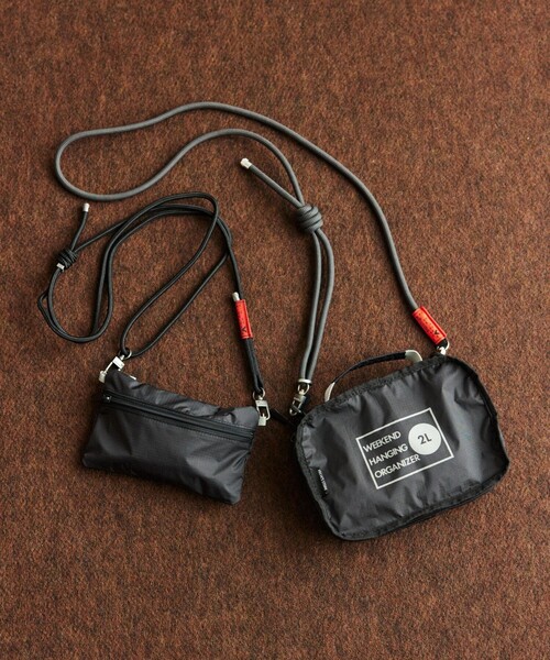 FREAK'S STORE(フリークスストア)の「WEEKEND HANGING ORGANIZER 2L ウィークエンド ハンギングオーガナイザー 2L(トラベルグッズ・メンズ・ブルー/グレー/ブラック・ONE SIZE)」の8枚目の写真