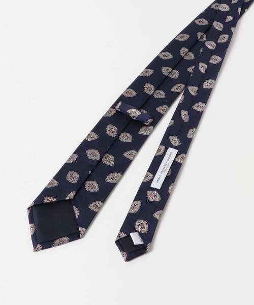 URBAN RESEARCH DOORS（アーバンリサーチドアーズ）の「LIFE STYLE TAILOR　25SS国内タイ小紋1（ネクタイ・メンズ・グリーン/ネイビー・-）」の6枚目の写真