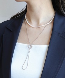 Jines | 淡水パール2連ネックレス(ネックレス)