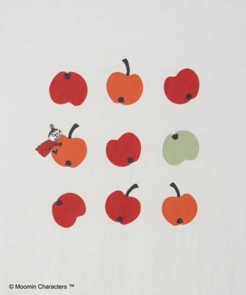 Honeys（ハニーズ）の「ムーミン／長袖Ｔシャツ（Tシャツ/カットソー・レディース・ブルー/サックスブルー/ホワイト×ピンク/オフホワイト/スミクロ/ホワイト×ネイビー・LL/L/S/M）」の18枚目の写真