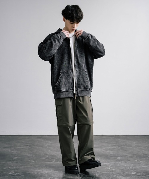 オーバーサイズケミカルオーバーダイ フルジップアップパーカー(パーカー)|Rocky Monroe(ロッキーモンロー) オーバーサイズケミカルオーバーダイ フルジップアップパーカー(パーカー)|Rocky Monroe(ロッキーモンロー)