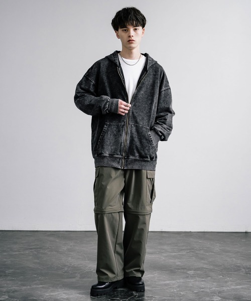 オーバーサイズケミカルオーバーダイ フルジップアップパーカー(パーカー)|Rocky Monroe(ロッキーモンロー) オーバーサイズケミカルオーバーダイ フルジップアップパーカー(パーカー)|Rocky Monroe(ロッキーモンロー)