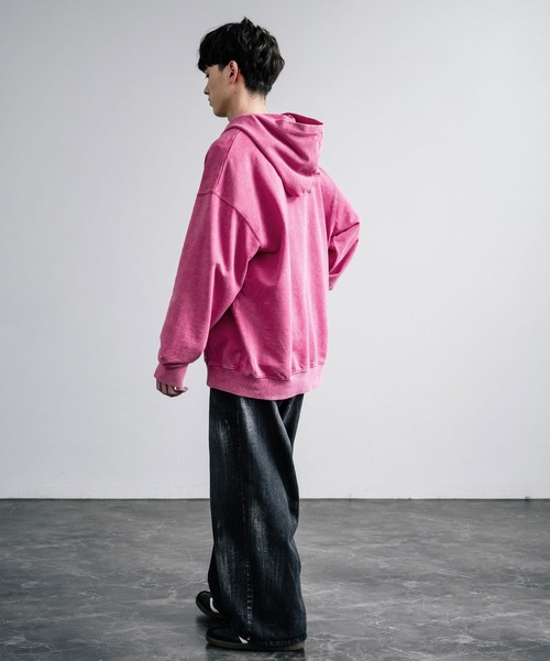 オーバーサイズケミカルオーバーダイ フルジップアップパーカー(パーカー)|Rocky Monroe(ロッキーモンロー) オーバーサイズケミカルオーバーダイ フルジップアップパーカー(パーカー)|Rocky Monroe(ロッキーモンロー)