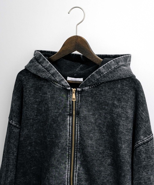 オーバーサイズケミカルオーバーダイ フルジップアップパーカー(パーカー)|Rocky Monroe(ロッキーモンロー) オーバーサイズケミカルオーバーダイ フルジップアップパーカー(パーカー)|Rocky Monroe(ロッキーモンロー)